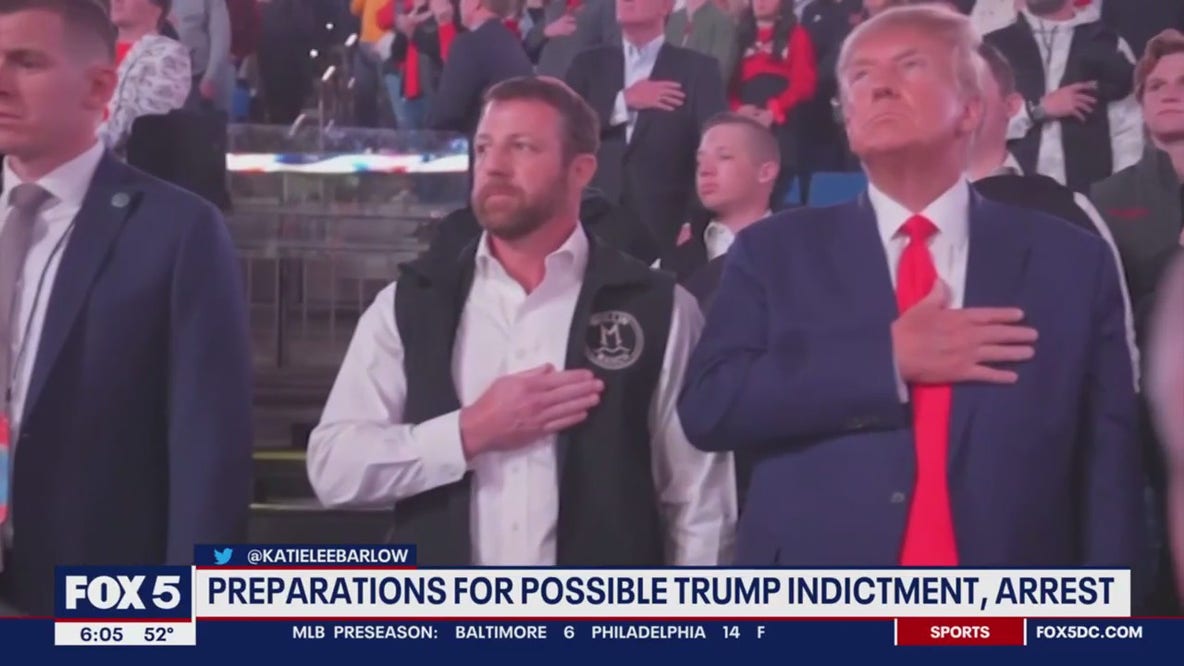 Preparations in place for possible Trump indictment, arrest